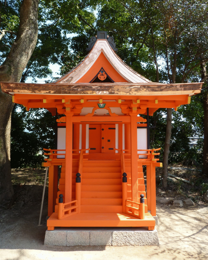 金刀比羅神社　本殿　銅板葺　京都府指定文化財